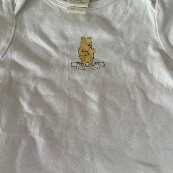Vintage Classic Winnie the Pooh Outfit Set 3 Months Gender Neutral 90s - Picture 2 of 3